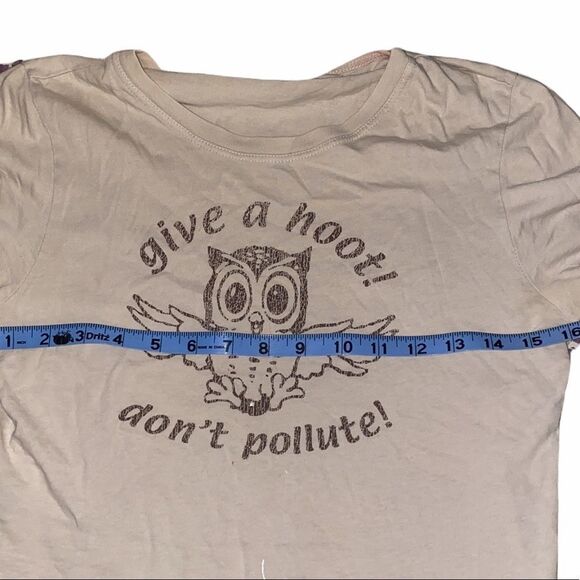 Give a Hoot Don't Pollute T-Shirt - Picture 4 of 7